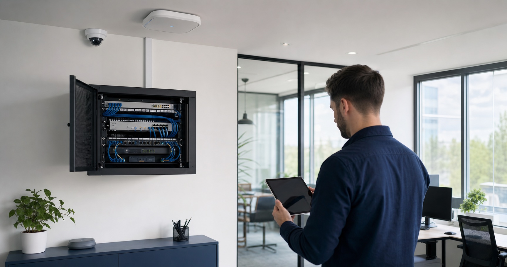Installation professionnelle d’un réseau informatique